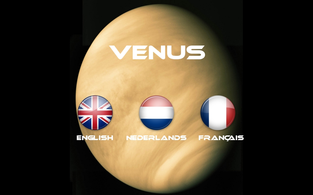 Venus : Langage selection
